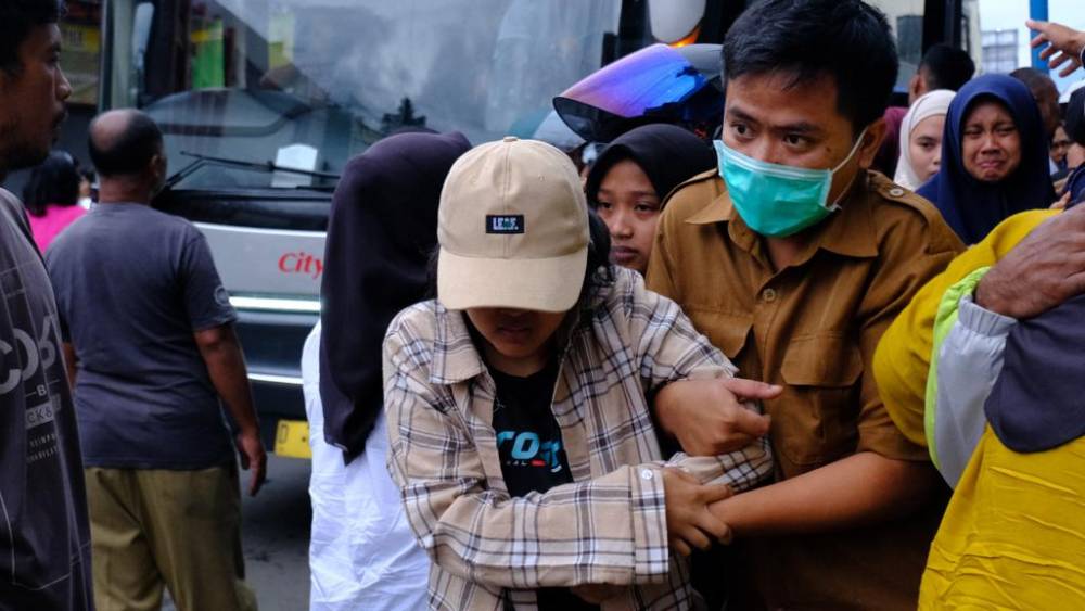 Haru Pilu Warnai Kedatangan Siswa Studytour SMPN 3 Garut