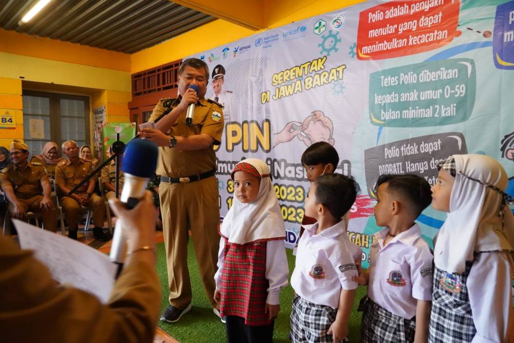 Libatkan Seluruh Entitas Pemkab Garut, Pastikan 230 Ribu Balita Mendapatkan Imunisasi Polio