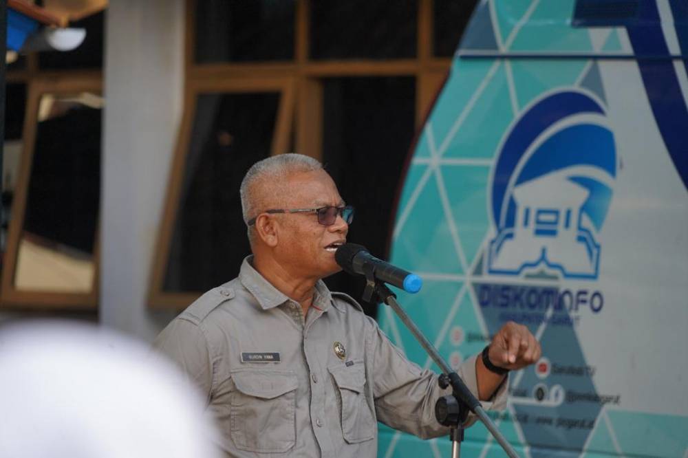 Sekda Nurdin Yana Kembali Pimpin Apel Diskominfo, Serukan ASN Garut Berorientasi Ukhrowi