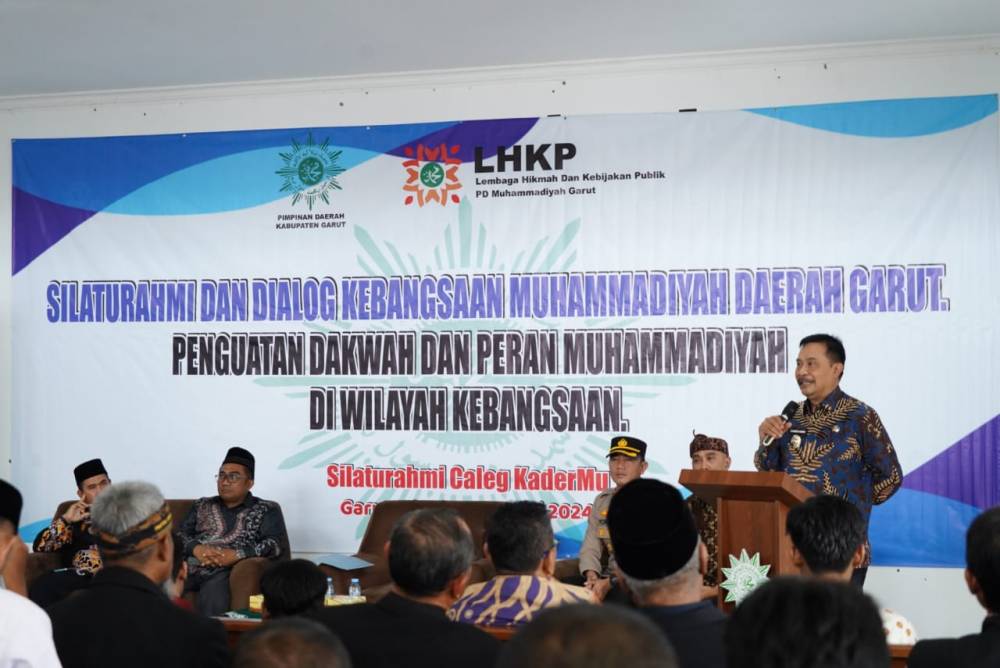 Silaturahmi dan Dialog Kebangsaan : Penjabat Bupati Garut Ajak Muhammadiyah Dukung Pemilu 2024