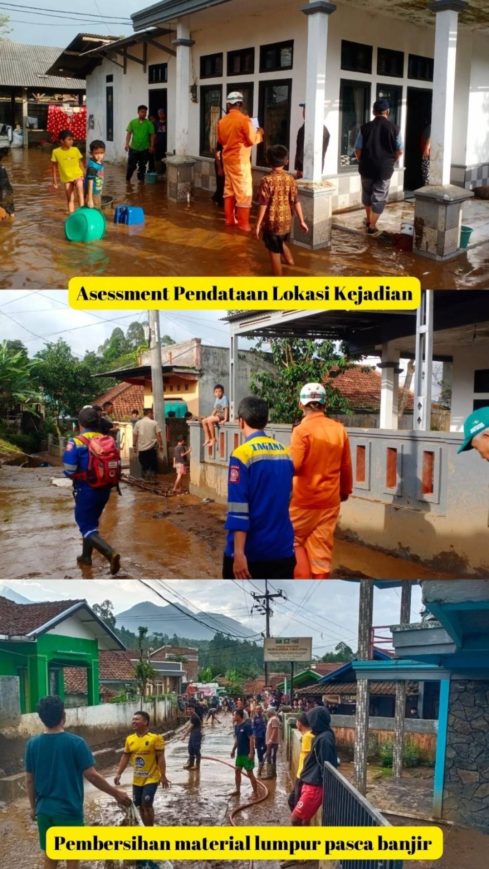 Banjir Terjang Cisurupan, 7 Rumah Warga Terendam
