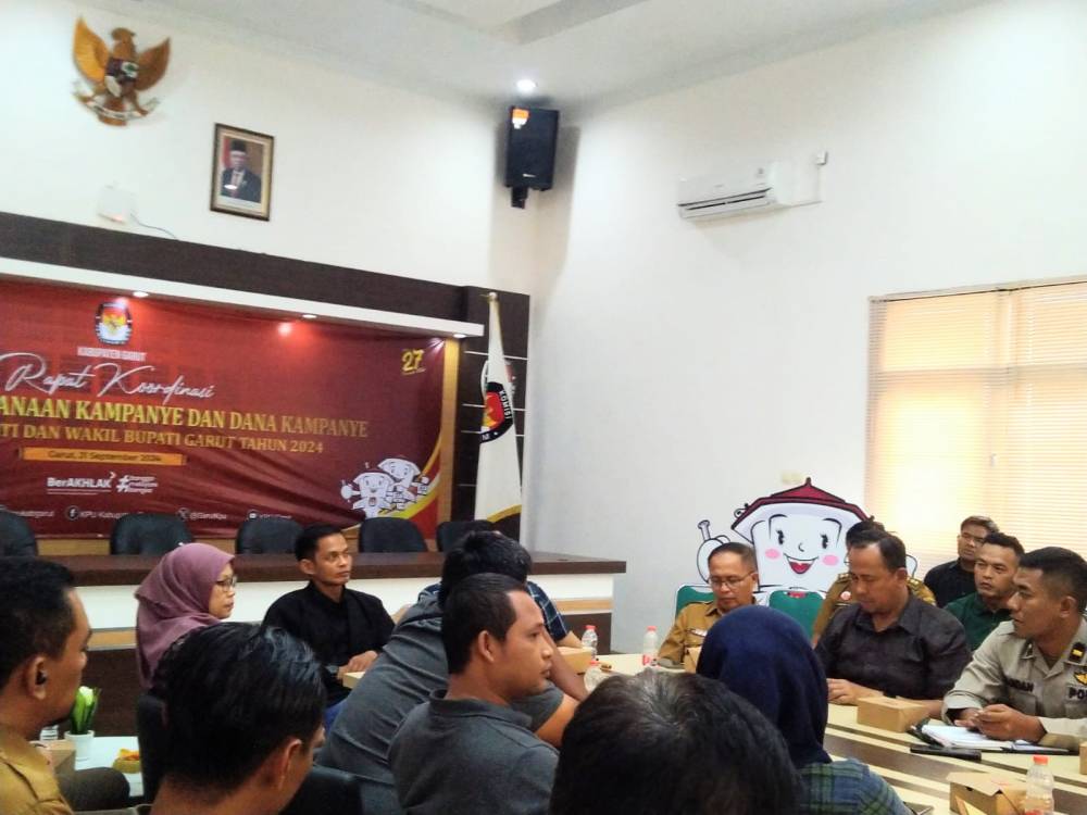 KPU Garut Tetapkan Dua Zona Kampanye Pilkada 2024