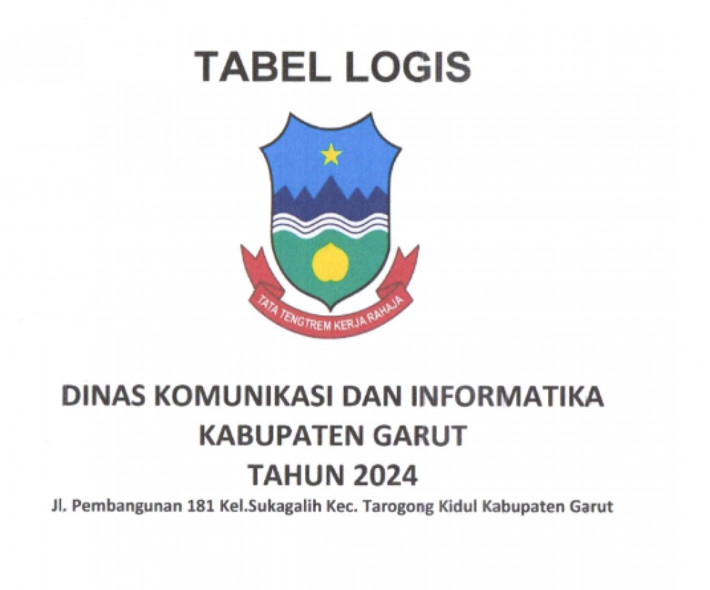 TABEL LOGIS DISKOMINFO GARUT TAHUN 2024
