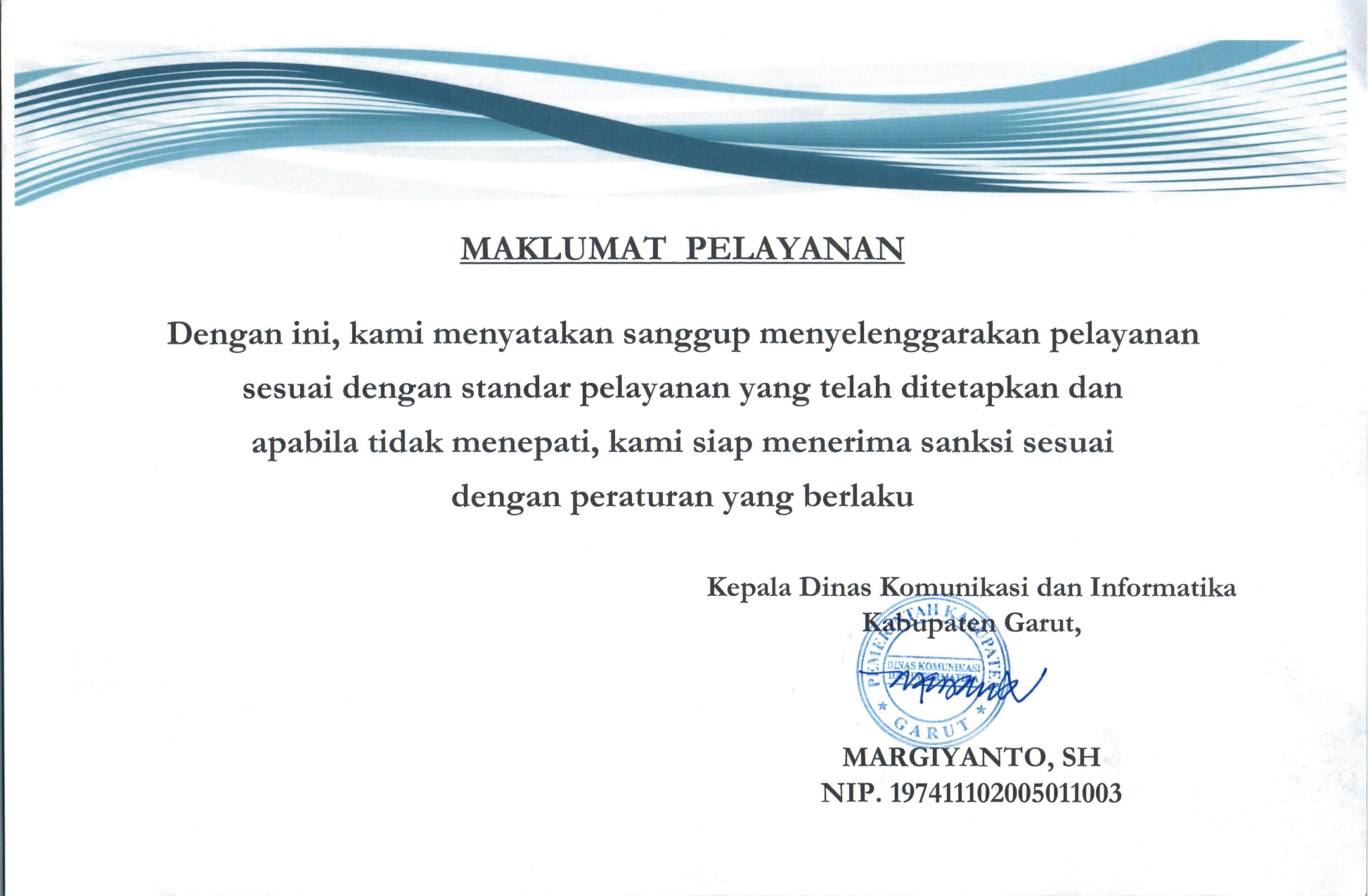 Maklumat Pelayanan