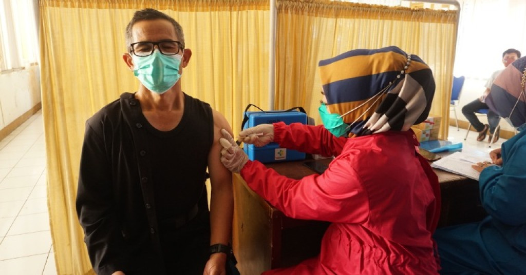 Dinkes Garut Gelar Vaksinasi Untuk 80 Pegawai Diskominfo Garut
