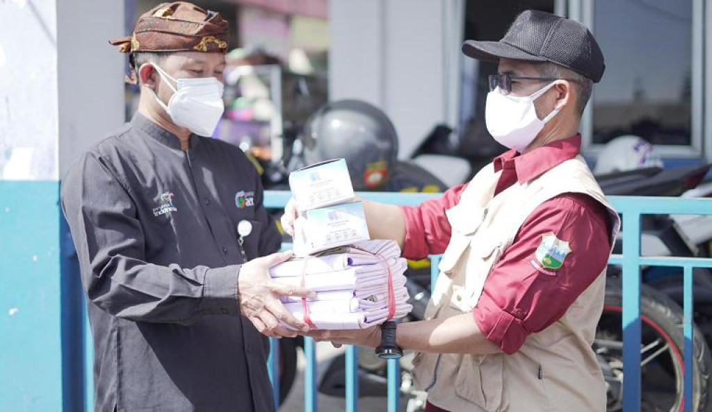 Diskominfo Garut Pantau Pelaksanaan PPKM Darurat di Kecamatan Malangbong