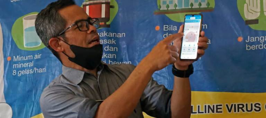 Sukseskan Gebyar Vaksin, Diskominfo Garut Mengecek Jaringan Internet di Kecamatan Peundeuy dan Singajaya