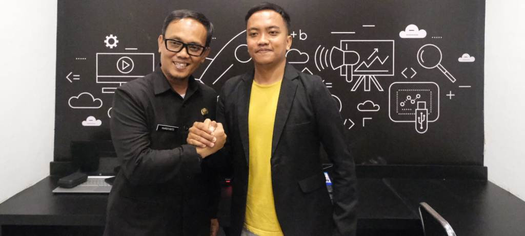 Kadiskominfo Garut Bersilaturahmi Dengan Manajemen Info Garut