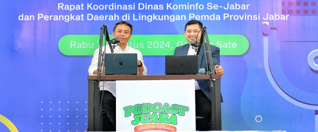 Diskominfo Garut Hadiri Podcast Juara Ngontek, Bahas Teknologi Dan SPBE