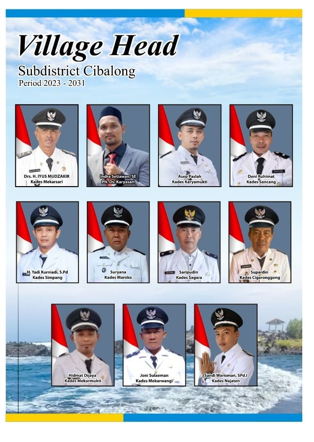 para kepala desa di Kecamatan Cibalong